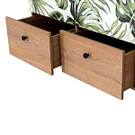 Шкаф с принтом Floral notes варинант исполнения - 3 | Loft Concept во Владивостоке