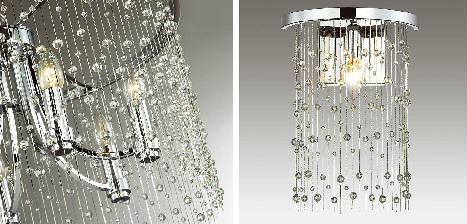 Бра Hailstorm Rain Wall lamp chrome Бра Hailstorm Rain Wall lamp chrome - Loft-Concept во Владивостоке