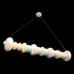 Подвесной светильник светодиодный горизонтальный в виде ожерелья из пастельных сфер Pastel Lunaria Horizon  варинант исполнения - 3 | Loft Concept во Владивостоке