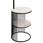 Торшер с абажуром и приставным столом Zullo Lighting and Furniture Floor Lamp варинант исполнения - 2 | Loft Concept во Владивостоке