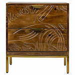 Прикроватная тумба с фактурным фасадом Termite варинант исполнения - 1 | Loft Concept во Владивостоке