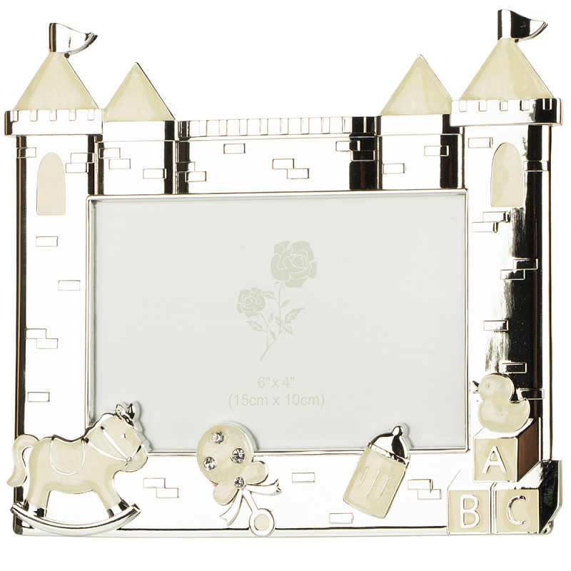 Фоторамка детская Childhood Corner Lock Серебряный Фоторамка детская Childhood Corner Lock Серебряный во Владивостоке | Loft Concept