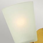 Бра с белым матовым стеклянным плафоном и тремя декоративными шарами Hinkley варинант исполнения - 9 | Loft Concept во Владивостоке