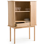 Буфет с двумя раздвижными дверцами Toinette Wooden Light Cupboard варинант исполнения - 3 | Loft Concept во Владивостоке