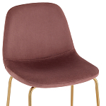 Барный стул на золотистых ножках VENDRAMIN Pink варинант исполнения - 6 | Loft Concept во Владивостоке