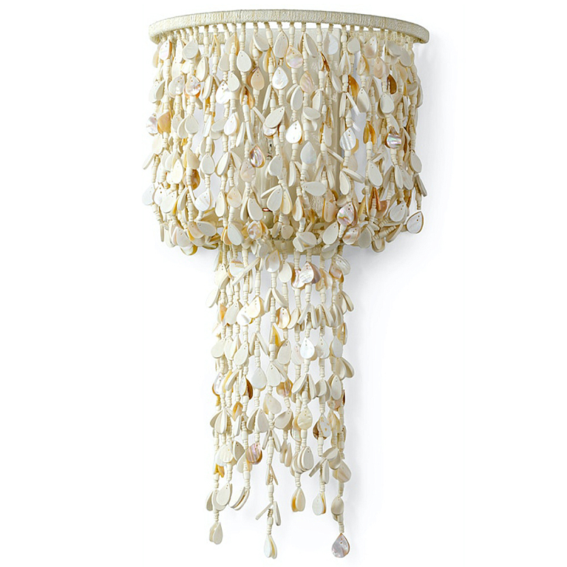 Бра Wooden Drops Weber Lamp Бежевый Молочный Коричневый Бра Wooden Drops Weber Lamp Бежевый Молочный Коричневый во Владивостоке | Loft Concept