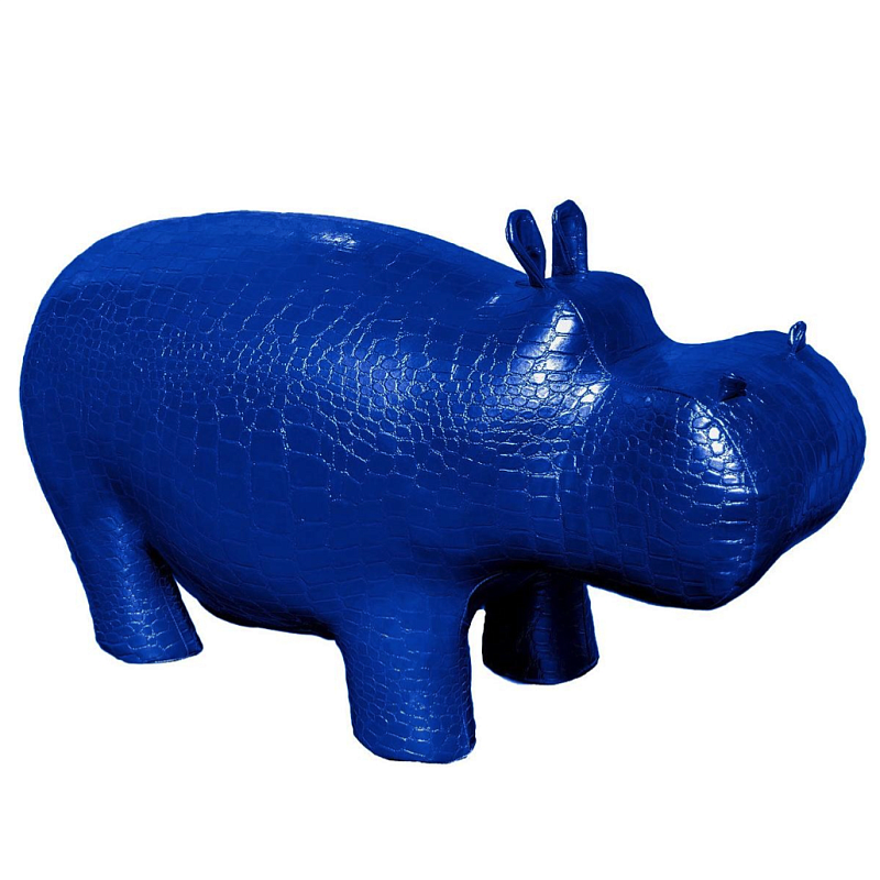 Пуф Бегемот Poof Hippo blue Синий во Владивостоке | Loft Concept 