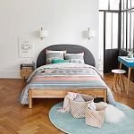 Бра из металла и дерева Ruell White Metal Wooden Wall Lamp варинант исполнения - 3 | Loft Concept во Владивостоке