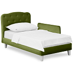 Кровать с мягким изголовьем Luna Palmer Bed варинант исполнения - 3 | Loft Concept во Владивостоке