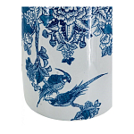 Ваза с мотивами цветущего сада с попугаями Vase Inspired by Nature варинант исполнения - 3 | Loft Concept во Владивостоке