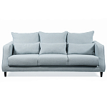 Диван Seldon с мягкими подушками голубое букле варинант исполнения - 7 | Loft Concept во Владивостоке