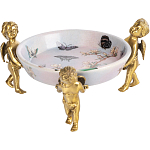 Блюдо фарфоровое Трио ангелов Joy варинант исполнения - 1 | Loft Concept во Владивостоке