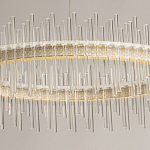 Люстра круглая с прозрачными стеклянными трубками 51 см Nembus варинант исполнения - 4 | Loft Concept во Владивостоке