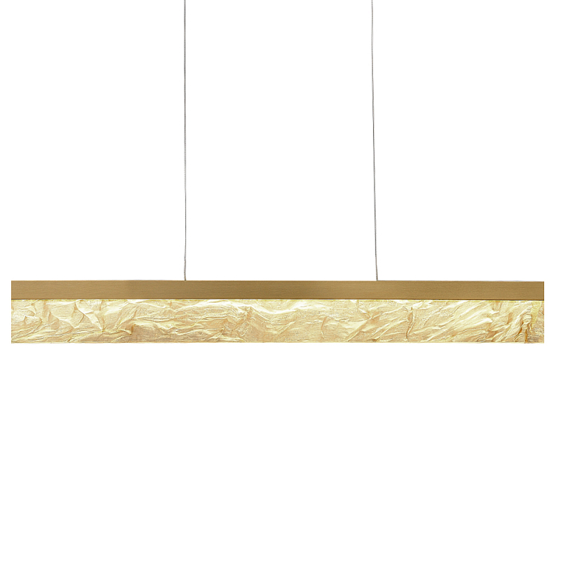 Подвесной светильник линейный светоидный Remarkable Латунь во Владивостоке | Loft Concept 