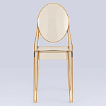 Прозрачный стул с янтарным оттенком LOUIS GHOST CHAIR варинант исполнения - 3 | Loft Concept во Владивостоке