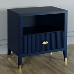 Прикроватная тумбочка с полкой Elsa Dreams Blue варинант исполнения - 1 | Loft Concept во Владивостоке
