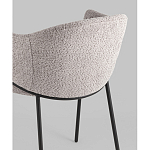 Стул Brace букле серый варинант исполнения - 3 | Loft Concept во Владивостоке