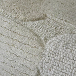 Панно из шерсти и хлопка с узором Beige Calista Serene варинант исполнения - 8 | Loft Concept во Владивостоке