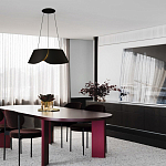 Подвесной светильник круглый с контрастной внутренней отделкой Assol Сup варинант исполнения - 6 | Loft Concept во Владивостоке