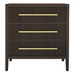 Комод Primo с 3 выдвижными ящиками Темный орех варинант исполнения - 7 | Loft Concept во Владивостоке