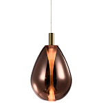 Подвесной светильник со стеклянным плафоном в форме капли NAOMI drop copper варинант исполнения - 3 | Loft Concept во Владивостоке