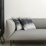 Чехол на подушку хлопковый Blake Boundaries Blue варинант исполнения - 5 | Loft Concept во Владивостоке