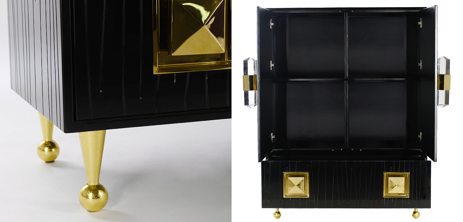 Шкаф кабинетный Jonathan Adler Crawford Cabinet Шкаф кабинетный Jonathan Adler Crawford Cabinet - Loft-Concept во Владивостоке