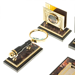 Настольный письменный набор из яшмы и долерита с декором в виде коня Manager Organizer варинант исполнения - 6 | Loft Concept во Владивостоке