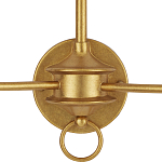 Бра настенное золотого цвета в форме подсвечника Graceful Smoothness варинант исполнения - 1 | Loft Concept во Владивостоке