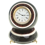 Часы настольные в виде шара из натурального камня Ball Stone Clock варинант исполнения - 7 | Loft Concept во Владивостоке
