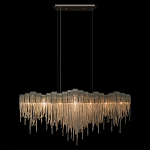 Люстра подвесная с металлическими дугами и длинными цепочками 115 см Atlantis Chain варинант исполнения - 12 | Loft Concept во Владивостоке