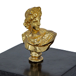 Мраморная шкатулка с бюстом из металла KELLY WEARSTLER варинант исполнения - 6 | Loft Concept во Владивостоке