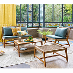 Садовый 2-х местный диван с каркасом из акации Green варинант исполнения - 5 | Loft Concept во Владивостоке