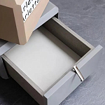 Консоль с зеркалом и  3-мя вращающимися ящиками Eloida варинант исполнения - 4 | Loft Concept во Владивостоке