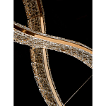 Люстра волнистой формы с фактурным хрустальным плафоном Light Delight варинант исполнения - 5 | Loft Concept во Владивостоке