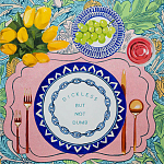 Картина Table Talk Dickless but Not Dumb  варинант исполнения - 1 | Loft Concept во Владивостоке