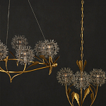 Люстра круглая с декором в виде цветков одуванчика Hanging Dandelion варинант исполнения - 6 | Loft Concept во Владивостоке