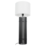 Настольная лампа с металлиеским черным трубчатым основанием Fulgurite варинант исполнения - 3 | Loft Concept во Владивостоке