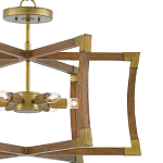 Подвесной светильник в форме фонаря коричневый Brown Eco Lantern варинант исполнения - 1 | Loft Concept во Владивостоке