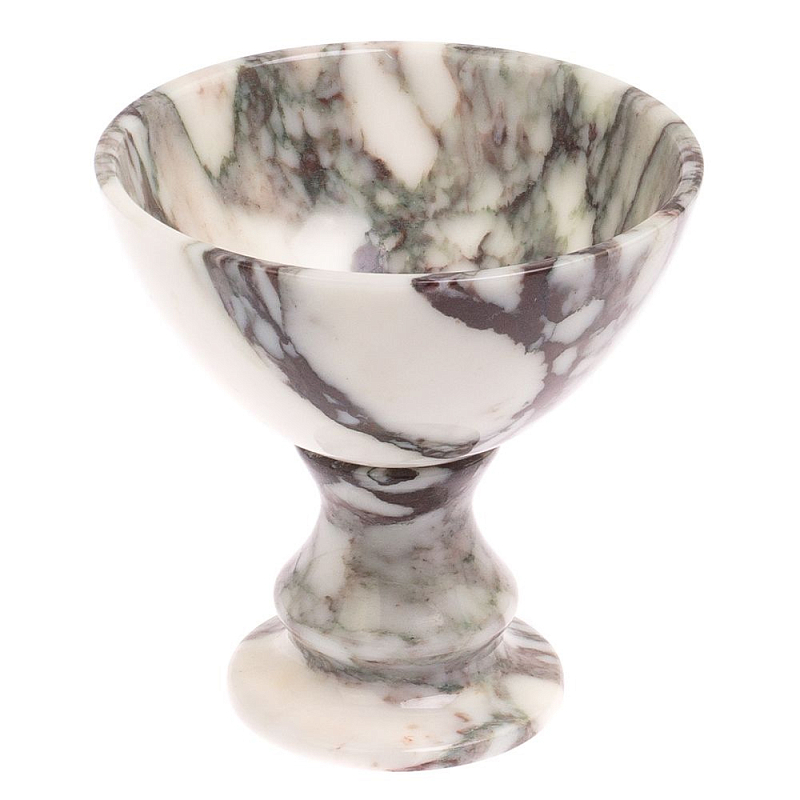 Конфетница из саянского мрамора Stone Candy Bowl Белый Мрамор Bianco во Владивостоке | Loft Concept 