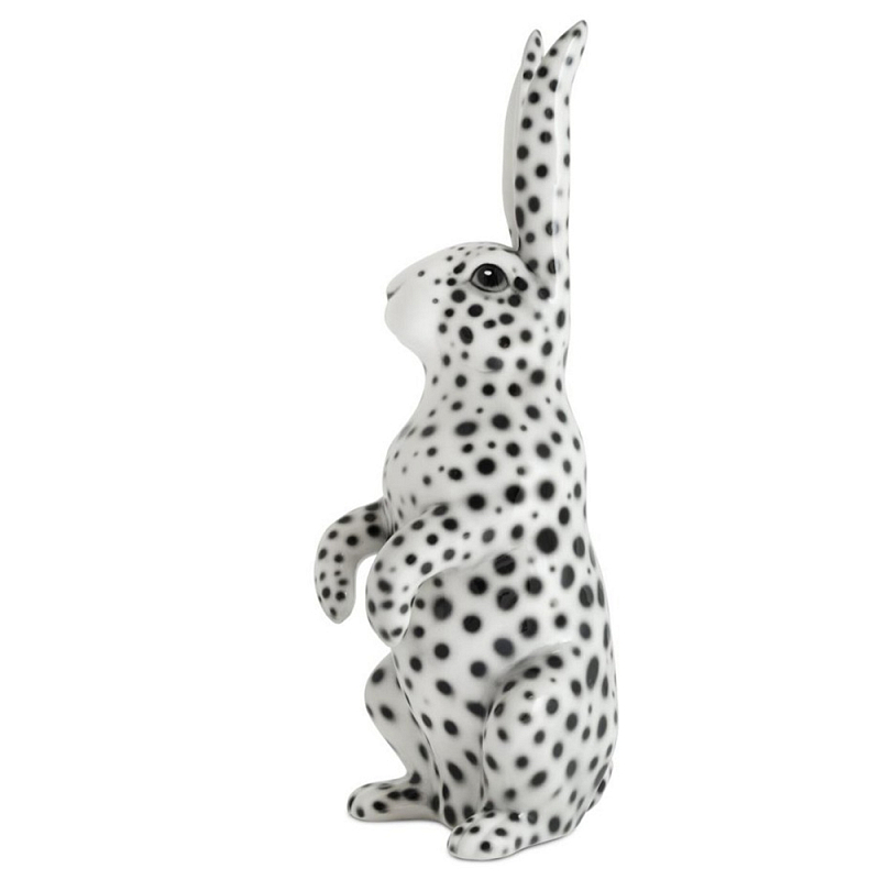 Статуэтка Rabbit Up Without Collar Белый Черный Статуэтка Rabbit Up Without Collar Белый Черный во Владивостоке | Loft Concept