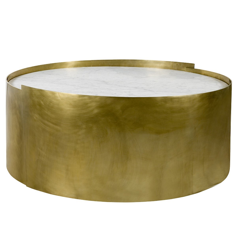 Кофейный Стол Alta Coffee Table Латунь Белый Кофейный Стол Alta Coffee Table Латунь Белый во Владивостоке | Loft Concept