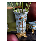 Ваза из фарфора с бронзовыми элементами Tropical Garden варинант исполнения - 8 | Loft Concept во Владивостоке