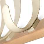 Вешалка настенная с 4-мя бежевыми крючками из пластика Curves Hangers варинант исполнения - 2 | Loft Concept во Владивостоке