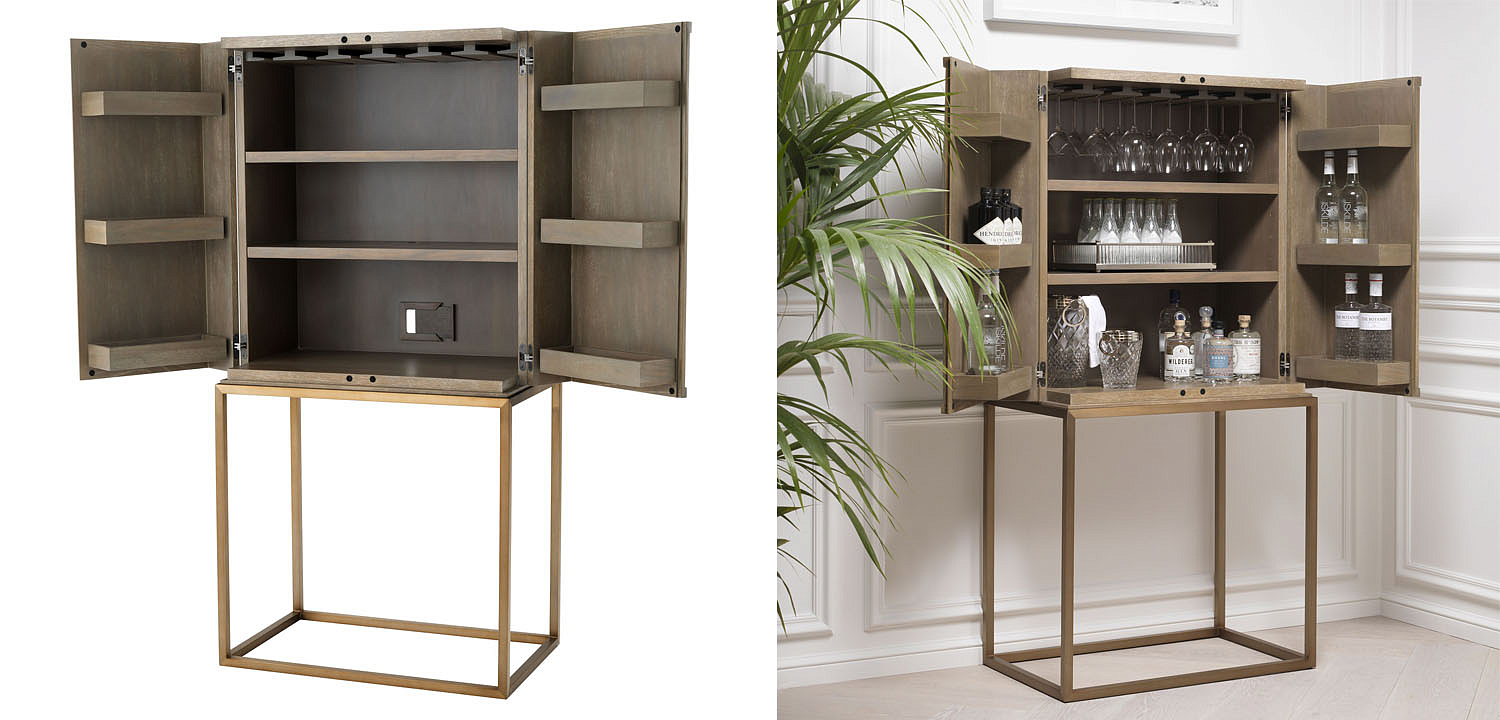 Шкаф для вина Eichholtz WINE CABINET HIGHLAND Шкаф для вина Eichholtz WINE CABINET HIGHLAND - Loft-Concept во Владивостоке