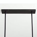 Люстра линейная прямоугольная с подвесками из натурального перламутра Nacre варинант исполнения - 4 | Loft Concept во Владивостоке