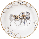 Сервиз обеденный из фарфора с изображением лошадей на 6 персон 23 предмета Porcelain Horse Set варинант исполнения - 6 | Loft Concept во Владивостоке