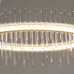 Люстра круглая с прозрачными стеклянными трубками 51 см Nembus варинант исполнения - 5 | Loft Concept во Владивостоке