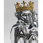 Статуэтка обезьяна в короне серебряная Golden Monkey варинант исполнения - 1 | Loft Concept во Владивостоке