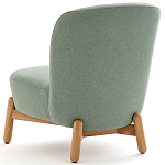 Кресло на деревянных ножках Olguin Green Chair варинант исполнения - 4 | Loft Concept во Владивостоке